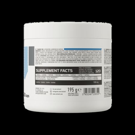 Taurina 1500, 120 capsule, OstroVit 617841