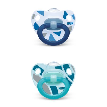 Suzete de silicon Happy Days, 2buc, 18-36luni, Nuk 456155