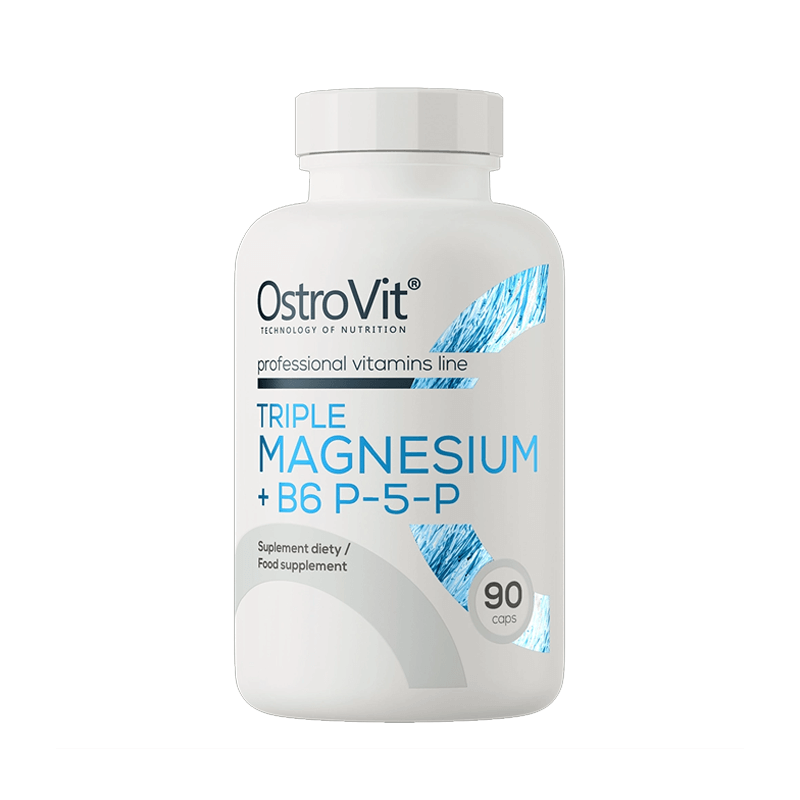 Triple Magnesium + B6, 90 capsule, OstroVit