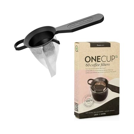 Filtre pentru cafea Onecup, 60 filtre, Finum 744201