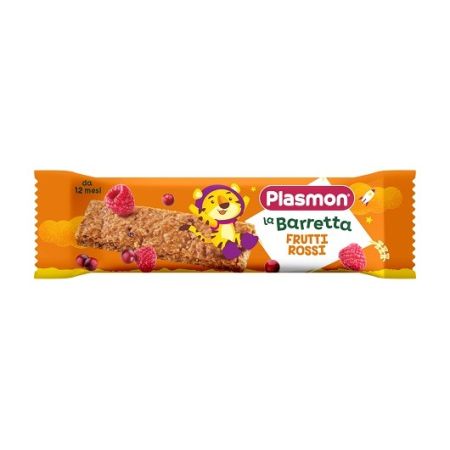 Baton cu mar, zmeura si merisoare, 20 g, Plasmon