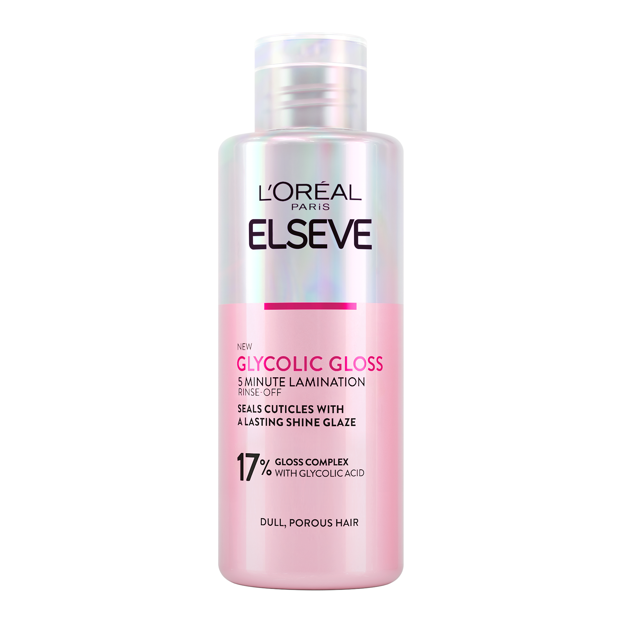 Crema-tratament pentru stralucirea parului cu 17% Acid Glicolic Glycolic Gloss, 200ml, Elseve