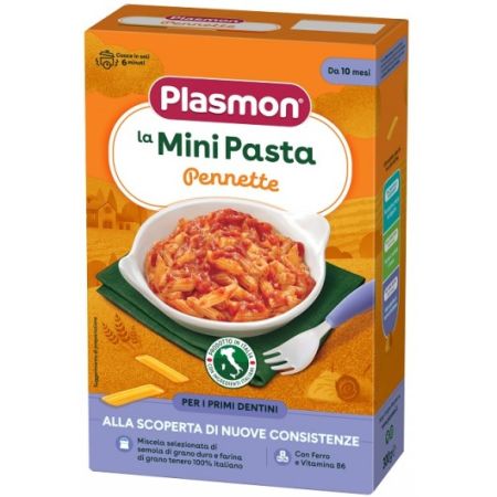 Paste pentru bebelusi Pennette, 300 g, Plasmon