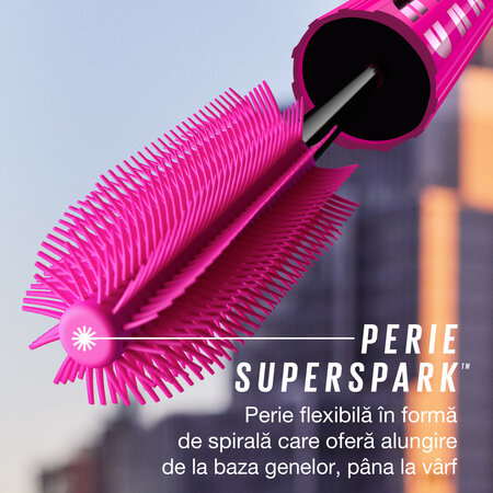 Mascara Firework Lash Sensational, Very Black, 10ml, Maybelline 618056