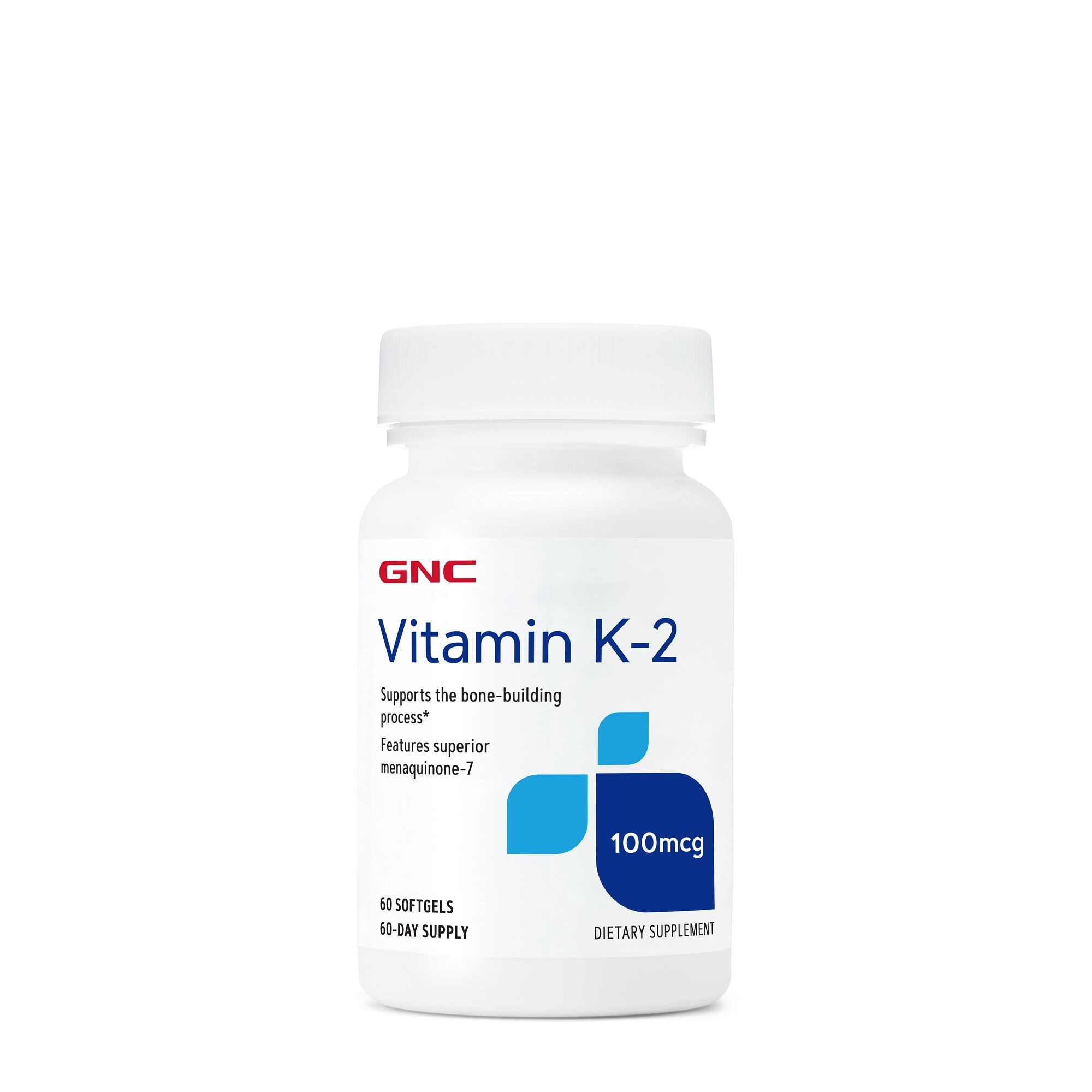 Vitamina K-2 100 mcg, 60 capsule, GNC