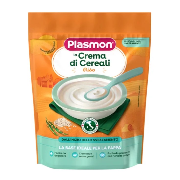 Cereale crema de orez pentru bebelusi, 200 g, Plasmon