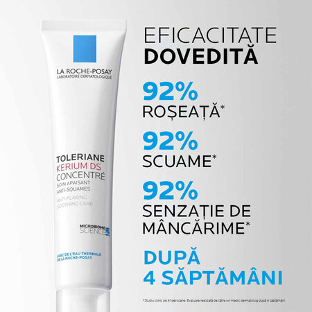 Crema anti-scuame hidratanta si calmanta Toleriane Kerium DS, 40ml, La Roche Posay 618072