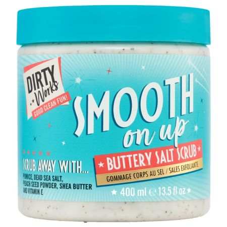 Unt exfoliant cu sare de mare pentru corp Smooth on Up, 400 ml, Dirty Works