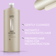 Sampon de regenerare cu cheratina Fiber Infusion, 1000 ml, Londa Professional 618091