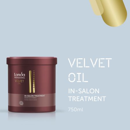 Tratament cu ulei de argan pentru par stralucitor Velvet Oil, 750 ml, Londa Professional 618170