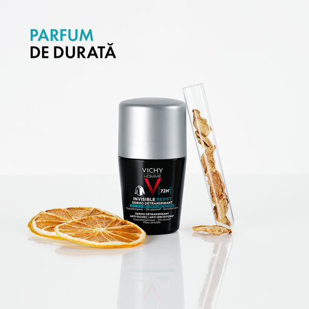Deodorant Roll-on Invisible Resist 72H Homme, 50ml, Vichy 618251