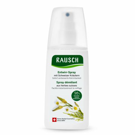 Spray pentru descurcarea parului cu ierburi elvetiene, 100 ml, Rausch