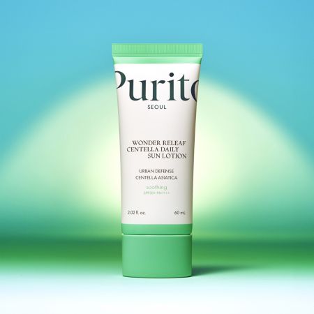 Lotiune - crema de fata Centella Daily Sun Lotion SPF 50+, PA ++++ Wonder Releaf, 60 ml, Purito 618444