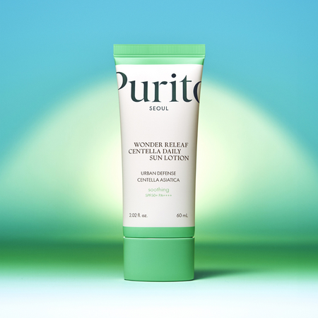 Lotiune - crema de fata Centella Daily Sun Lotion SPF 50+, PA ++++ Wonder Releaf, 60 ml, Purito 618444