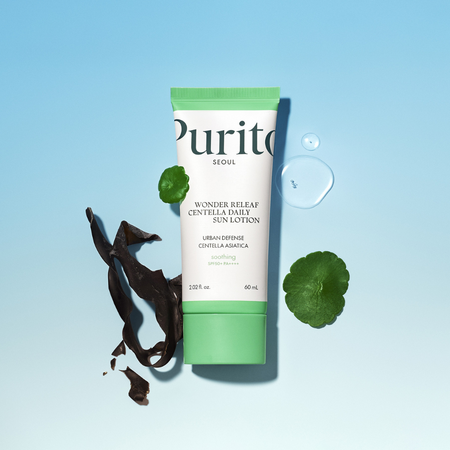 Lotiune - crema de fata Centella Daily Sun Lotion SPF 50+, PA ++++ Wonder Releaf, 60 ml, Purito 618447