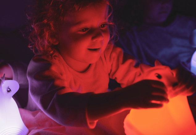 Lampa de veghe din silicon KidyNight, Kidywolf