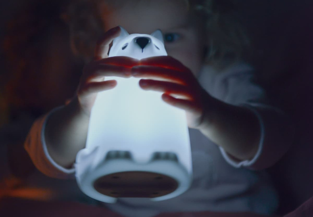 Lampa de veghe din silicon KidyNight, Kidywolf