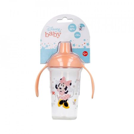 Cana anticurgere cu maner Disney Minnie, 295ml, Stor