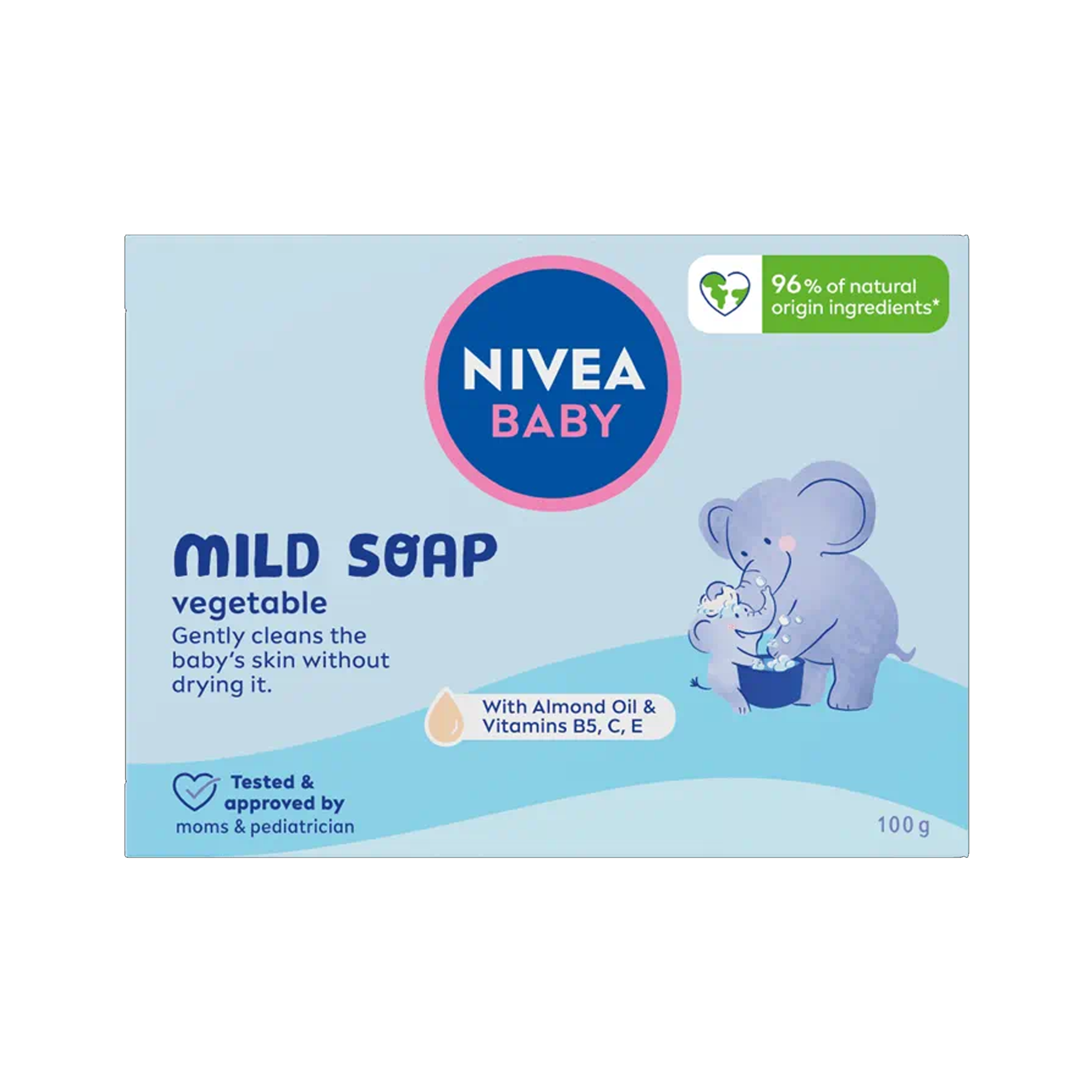 Sapun solid Mild Baby, 100 g, Nivea