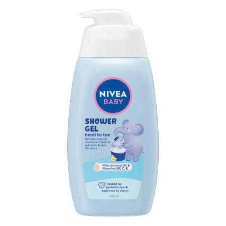 Gel de dus pentru bebelusi, 500 ml, Nivea Baby