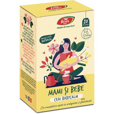Ceai Babycalm Mami si Bebe, 20 plicuri, Fares