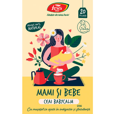 Ceai Babycalm Mami si Bebe, 20 plicuri, Fares 723144