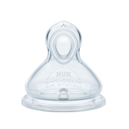Tetina din silicon cu flux variabil First Choice Plus M2, 6 - 18 luni, Nuk 538021