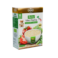 Paste Bio pentru copii, Steline cu rosii si spanac, 10 luni+, 200 g, Adoro