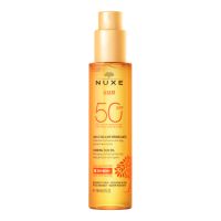 Ulei bronzant cu protectie solara SPF50 pentru fata si corp Sun, 150 ml, Nuxe