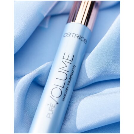 Mascara rezistent la apa Pure Volume, 010 - Black Waterproof, 10 ml, Catrice 619214