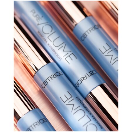 Mascara rezistent la apa Pure Volume, 010 - Black Waterproof, 10 ml, Catrice 619213