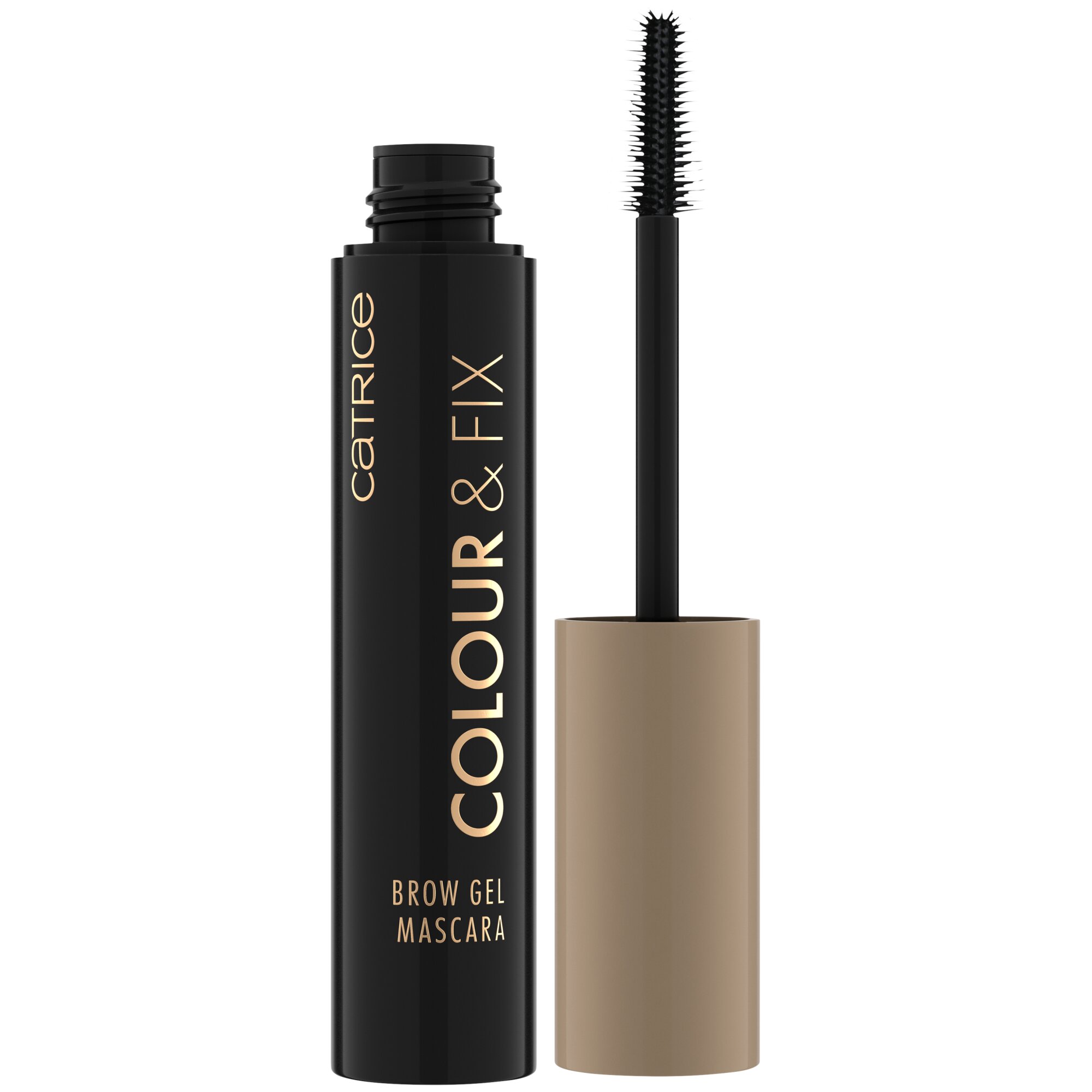 Mascara pentru sprancene Colour & Fix, 020 - Medium Brown, 5 ml, Catrice