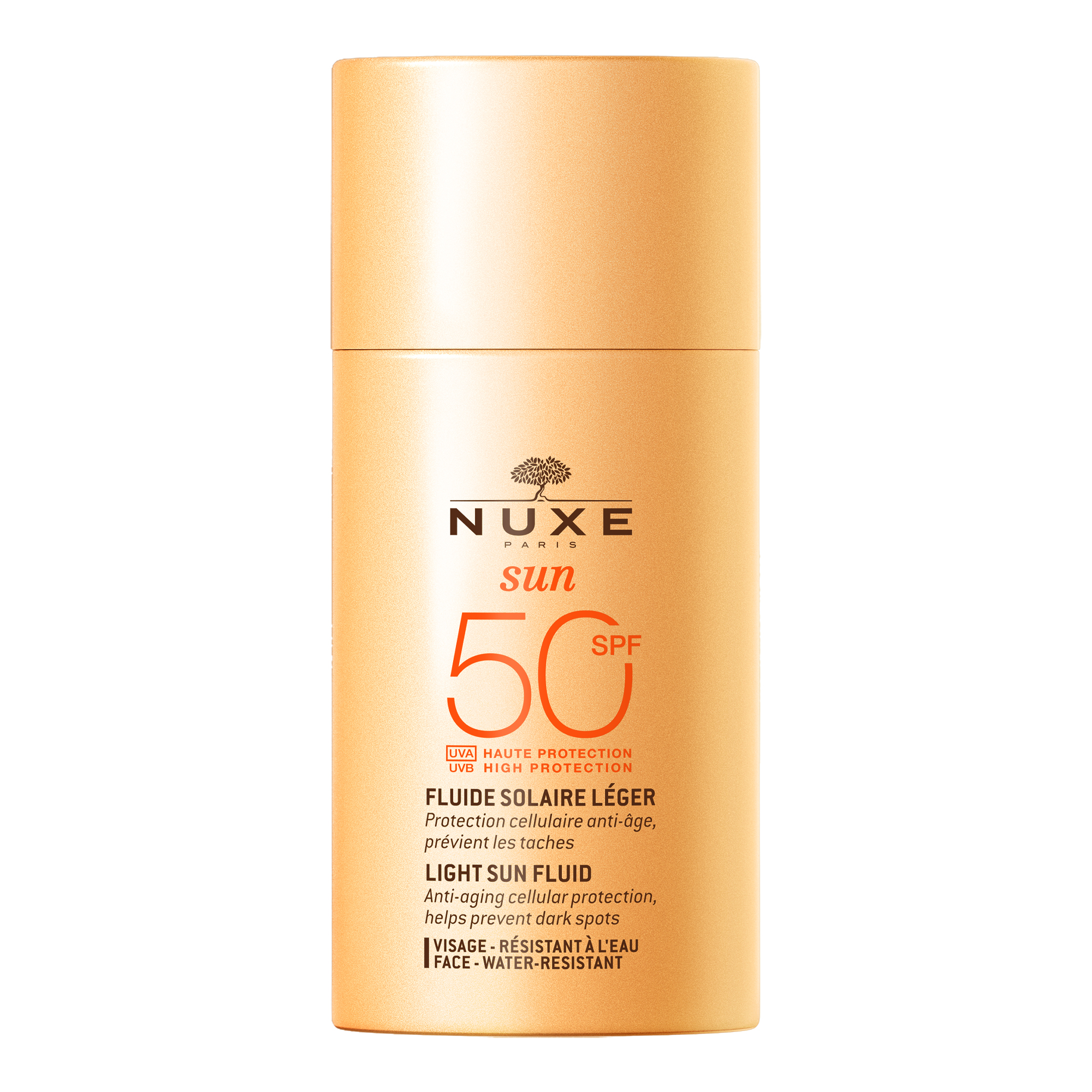 Crema gel cu textura lejera pentru ten normal - mixt cu protectie solara SPF50 Sun, 50 ml, Nuxe