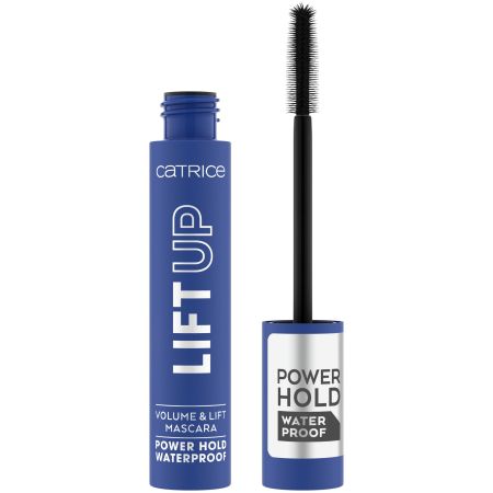 Mascara rezistent la apa Lift Up Volume & Lift Power Hold, 010 - Deep Black, 11 ml, Catrice