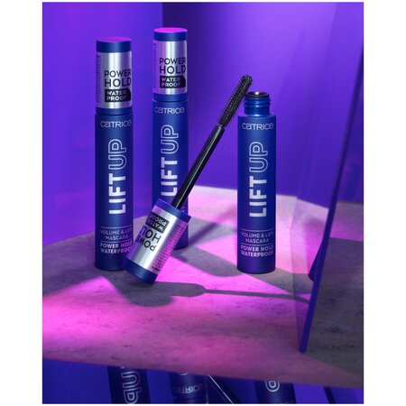 Mascara rezistent la apa Lift Up Volume & Lift Power Hold, 010 - Deep Black, 11 ml, Catrice 619402