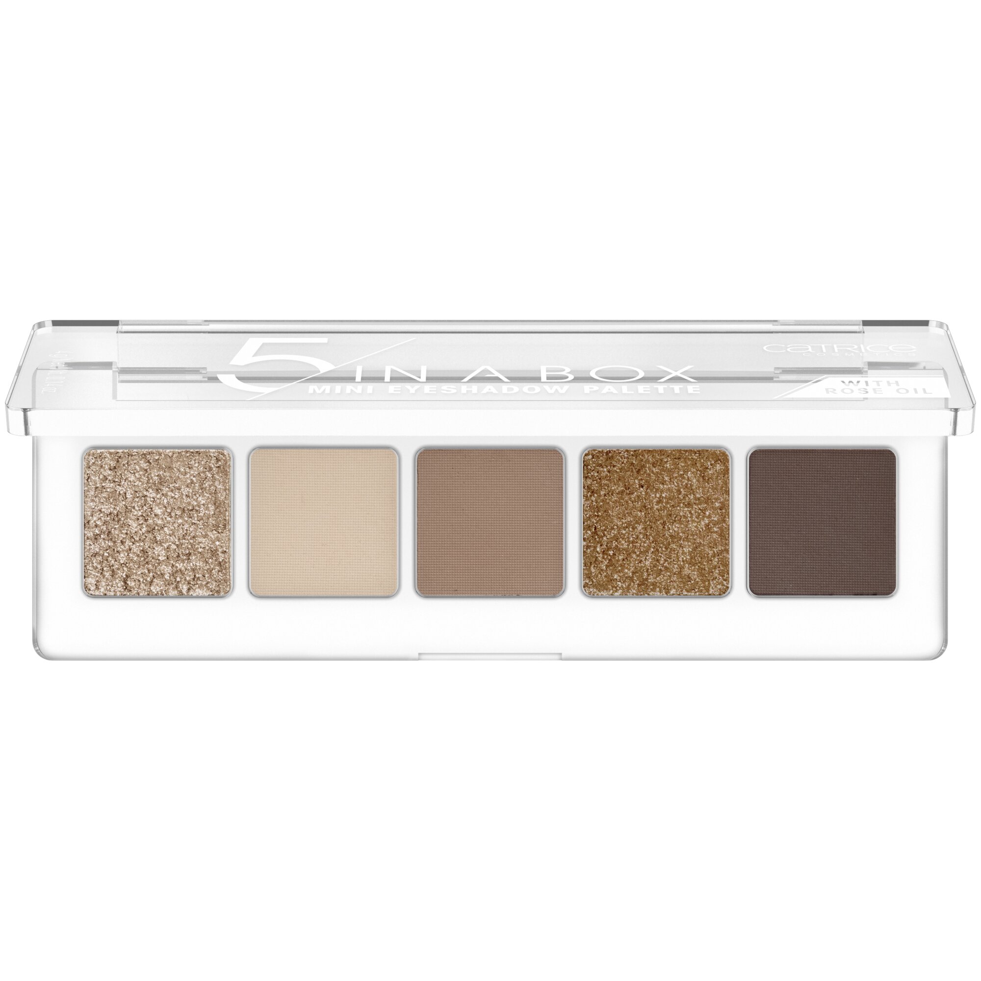 Paleta de farduri 5 In A Box Mini, 010 - Golden Nude Look, 4 g, Catrice