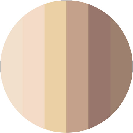 Paleta farduri pentru ochi, The Pure Nude, 9 g, Catrice 619420