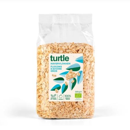 Fulgi de ovaz Bio Jumbo, 500g, Turtle