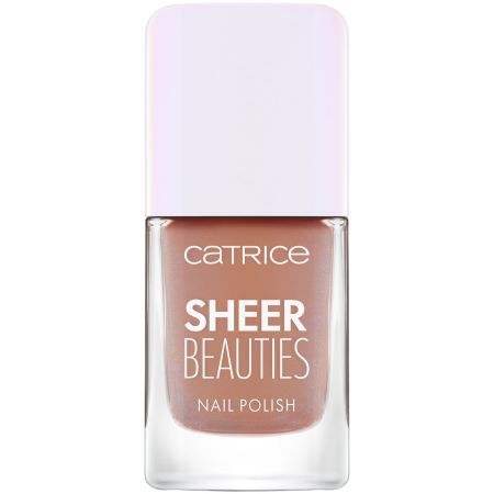 Lac pentru unghii Sheer Beauties, 060 - Love You Latte, 10.5 ml, Catrice 619890