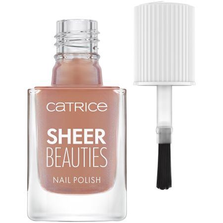 Lac pentru unghii Sheer Beauties, 060 - Love You Latte, 10.5 ml, Catrice