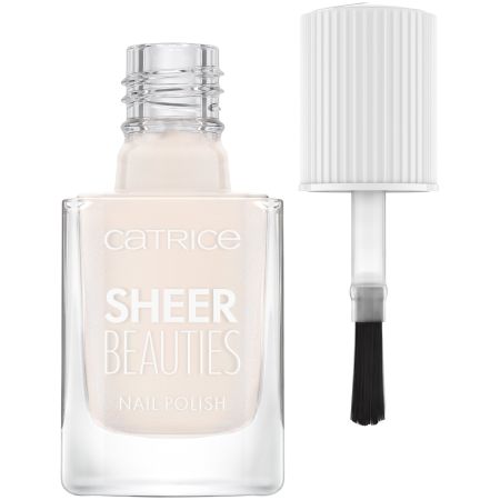 Lac pentru unghii Sheer Beauties, 010 - Milky Not Guilty, 10.5 ml, Catrice