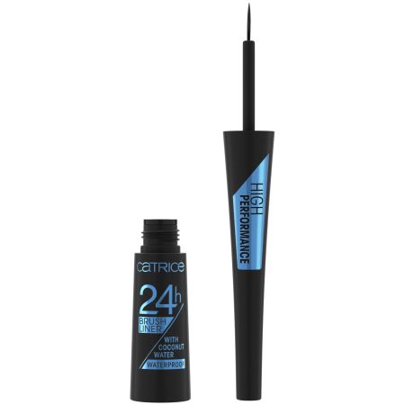 Tus pentru ochi rezistent la apa 24h Brush Liner, 010 - Ultra Black, 3 ml, Catrice