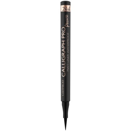 Tus pentru ochi carioca rezistent la apa Calligraph Pro Precise, 010 - Intense Black, 1.2 ml, Catrice