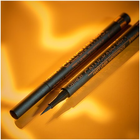 Tus pentru ochi carioca rezistent la apa Calligraph Pro Precise, 010 - Intense Black, 1.2 ml, Catrice 619952