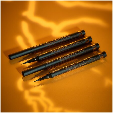 Tus pentru ochi carioca rezistent la apa Calligraph Pro Precise, 010 - Intense Black, 1.2 ml, Catrice 619953