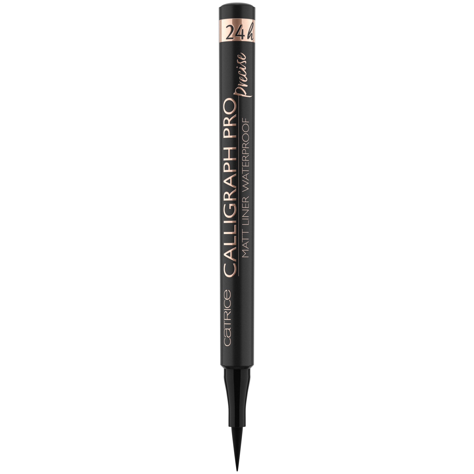 Tus pentru ochi carioca rezistent la apa Calligraph Pro Precise, 010 - Intense Black, 1.2 ml, Catrice