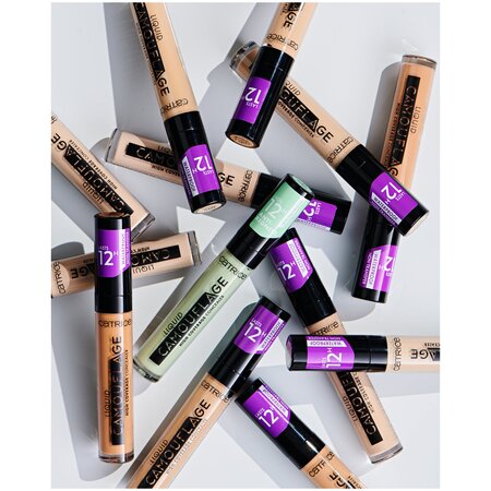 Corector lichid Camouflage High Coverage, 020 - Light Beige, 5 ml, Catrice 620028