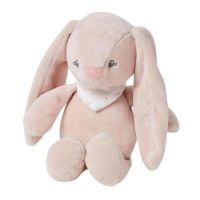 Jucarie plus iepurasul Pomme, 30 cm, Roz, +0 luni, Nattou
