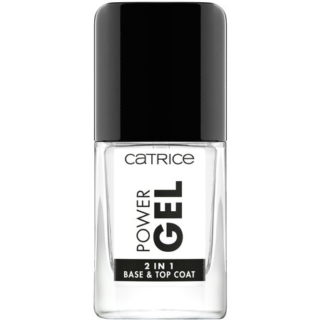 Baza si top gel pentru unghii 2 in 1 Catrice Power Gel, 10.5 ml, Catrice 620258
