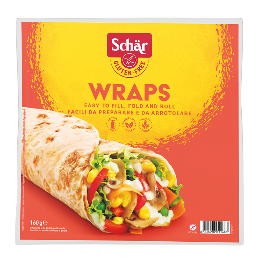 Lipii fara gluten Wraps, 160g, Schar